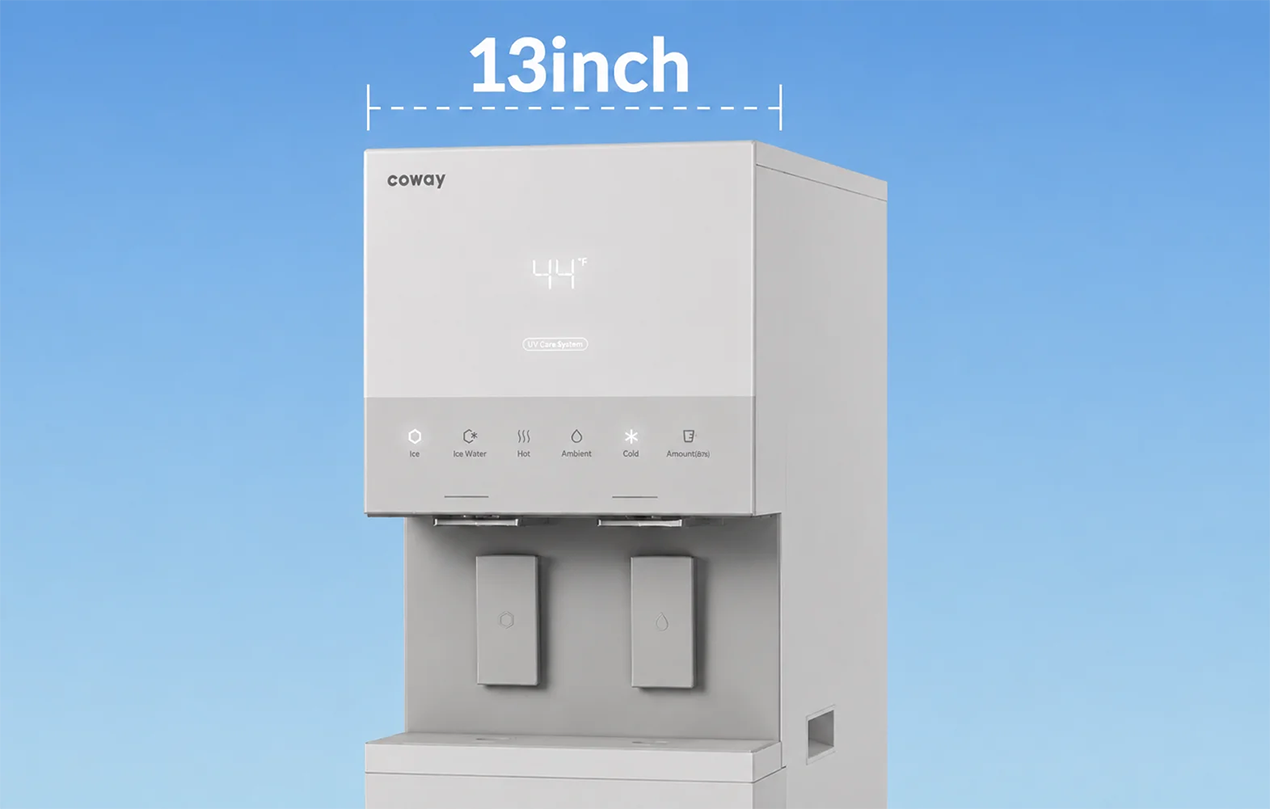 코웨이 아이스 스탠드 3.0 CHPI-5820L: 가로 13-inch 슬림 디자인